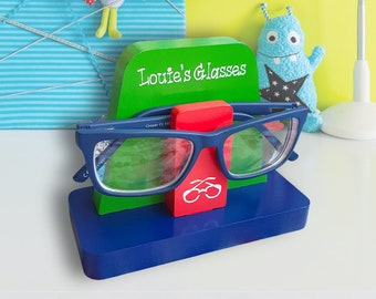 Custom Glasses Holder For Kids, Wooden Glasses Stand For Stand, Nephew Gift From Aunt, Toddler Birthday Gift For Son From Mom, Specs Holder