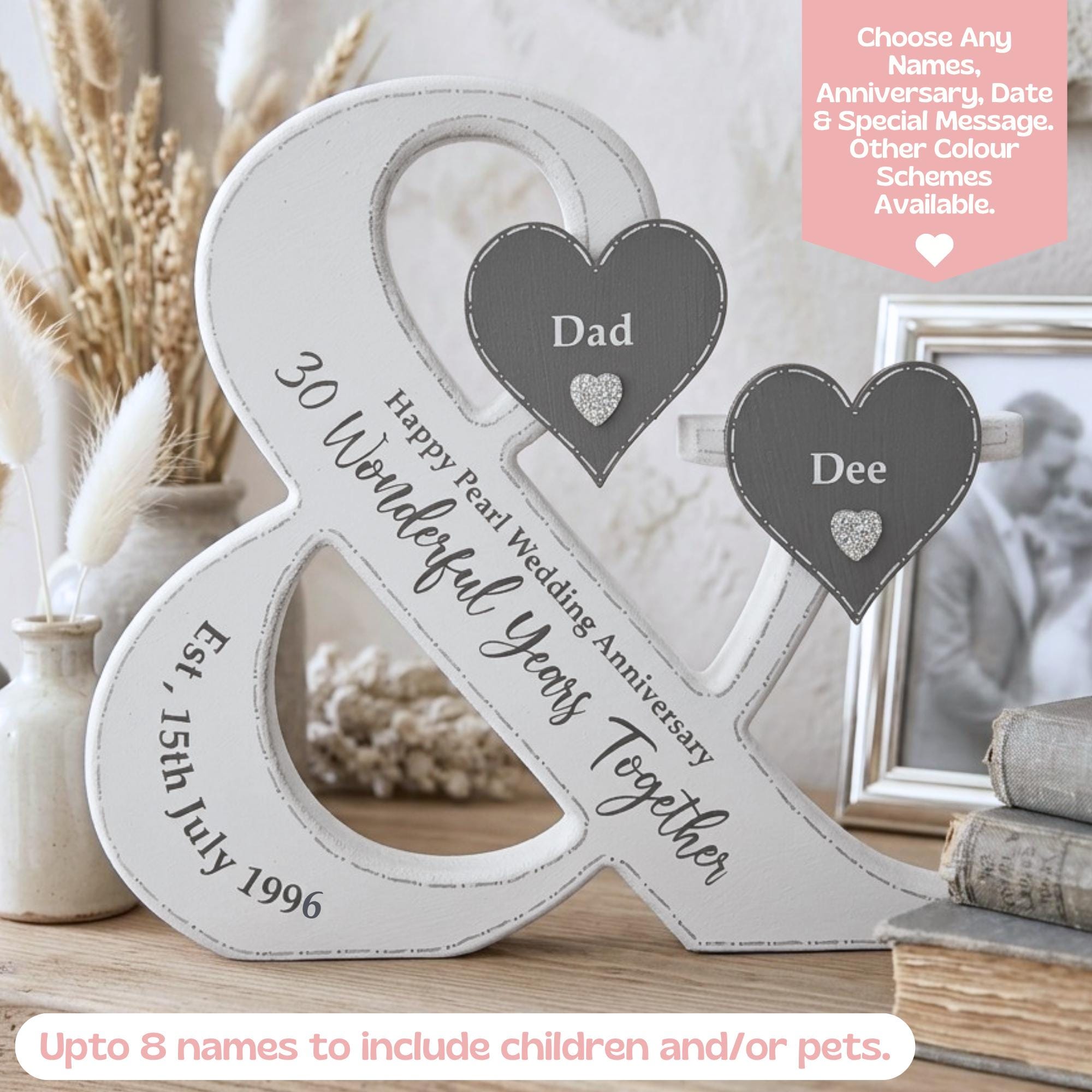 30th Wedding Anniversary Presents - Etsy Canada