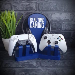 Controller Stand, Controller Holder, Gaming Desk Accessories, Gamer Anniversary Gift, Charging Station, Gaming Home Decor, Gaming Couple image 18