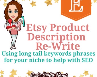 Etsy Listing Description, Copy Writing For Etsy Description, Selling With Etsy Seo Help, UK Etsy Shop Set Up, Etsy Seller Listing For SEO