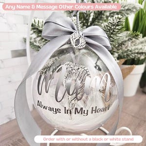 Mother Memorial Ornament, Memorial Christmas Ornament, Memorial Bauble, Mum Memorial Gift, Personalized Sympathy Gifts For Best Friend, Xmas