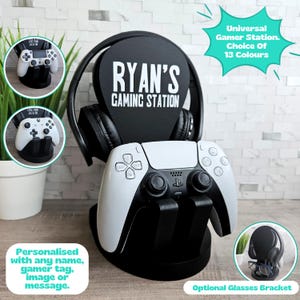 Game Holder, Gamer Room Decor For Teens, Controller Stand, Gaming Birthday Gift For Boyfriend, Gaming Boyfriend Gift, Gamer Gift For Men