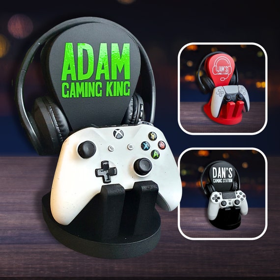 Gamer Gifts for Teenage Boy, Gamer Room Decor for Man, Best Gifts for Son,  Boyfriend, Husband, Gaming Accessories for Room, Wooden Gaming Headset