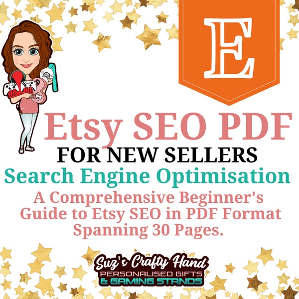 New Etsy Seller Guide, New Etsy Shop Workbook, New Etsy Store Setup, UK Etsy Seo 2024, Search Engine Optimization, Etsy For Beginners Guide