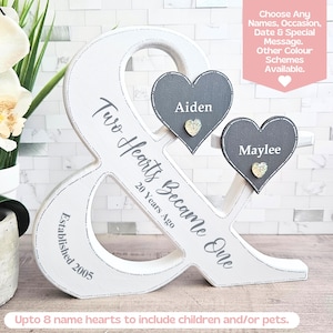 20th Anniversary Sign, 20th Wedding Anniversary Gift For Parents, 20 Years Together Gifts, 20th Anniversary Presents For Couple Unique