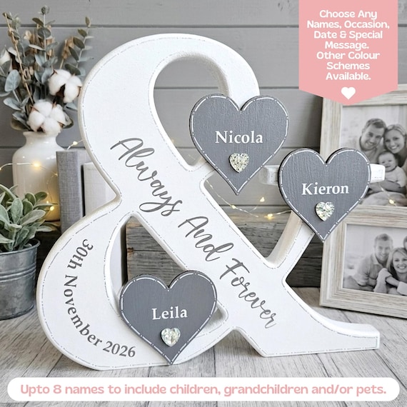 Our Family Sign, Established Sign, Family Plaque, Family Name Sign, 30th Birthday Gift Daughter, New Baby Gift, New Mummy Gift, New Mum Gift