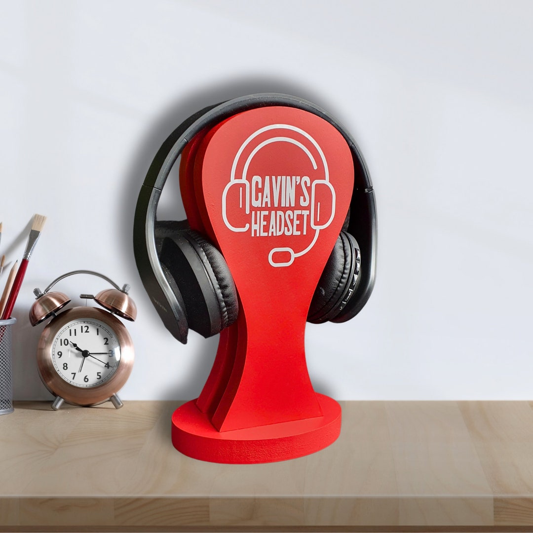 Custom Headphone Holder for Desk Headset Hanger Boyfriend Etsy