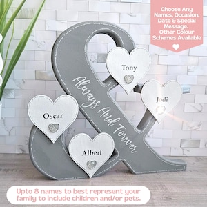 Always And Forever Sign, Custom Family Sign Family Quote Sign, Unique Birthday Gift For Wife, Personalized Birthday Present For Mom From Son