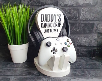 Docking Station Personalized Gifts For Fathers Day Gift For Gamer Dad Gift From Daughter, Daddy Gift From Son, Daddy Birthday Gift From Dad