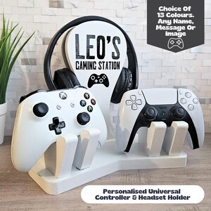 Multi Controller Storage, Headset Controller Stand, Headphone Controller Holder, Gaming Desk Organizer, Gaming Present, Gaming Birthday Gift image 17