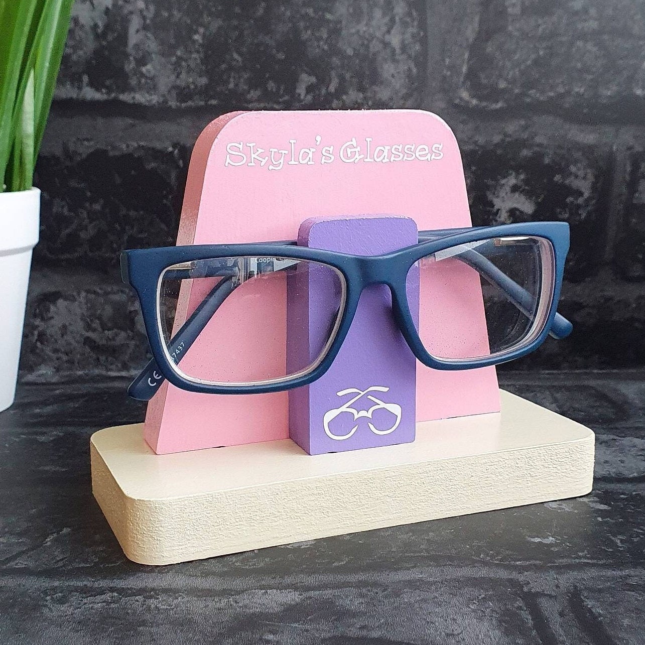 Girls Glasses Holder for Desk Eyeglass Holder, Daughter Christening Gift  for Goddaughter, Niece Birthday Gift for Teenage Girl Bedroom Decor 