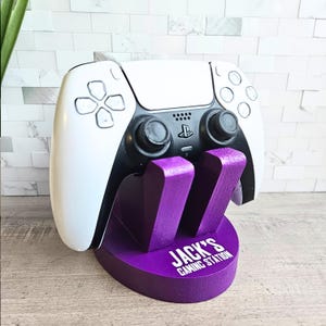 Cool Controller Holder, Game Controller Stand, Gaming Desk Accessories, Controller Storage, 18th Birthday Gifts For Boys, Nerdy Boyfriend image 5