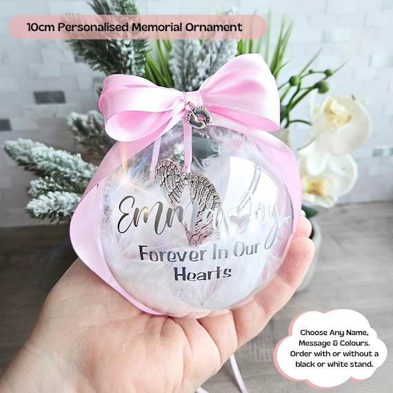 Custom Photo Forever In My Heart - Memorial Personalized Mirrored Acrylic Ornament P274731