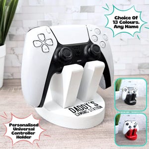 Cool Controller Holder, Game Controller Stand, Gaming Desk Accessories, Controller Storage, 18th Birthday Gifts For Boys, Nerdy Boyfriend image 14