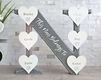 Nanny Signs, Nan Gifts, Nan Birthday Gift For Nanny Gift From Grandkids Sign, Personalised Gift For Nana Mothers Day Gift For Grandparent