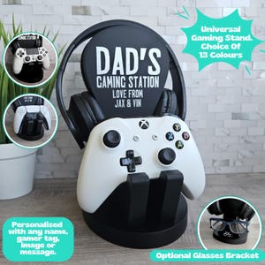 Game Stand Gamer Holder Gaming Storage, Gamer Dad Gift From Son, Daddy Birthday Gift For Dad Birthday Present For Gamer Gift For Him,
