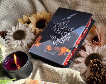 A Court of Thorns and Roses by Sarah J Maas Book Rebind With Sprayed Edges