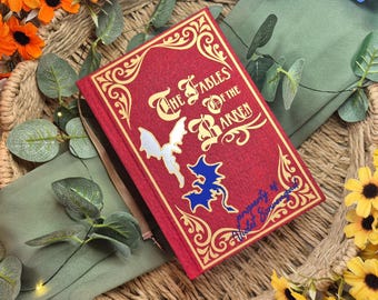 Iron Flame, de Rebecca Yarros - Reencadernação do livro com opção de bordas pintadas