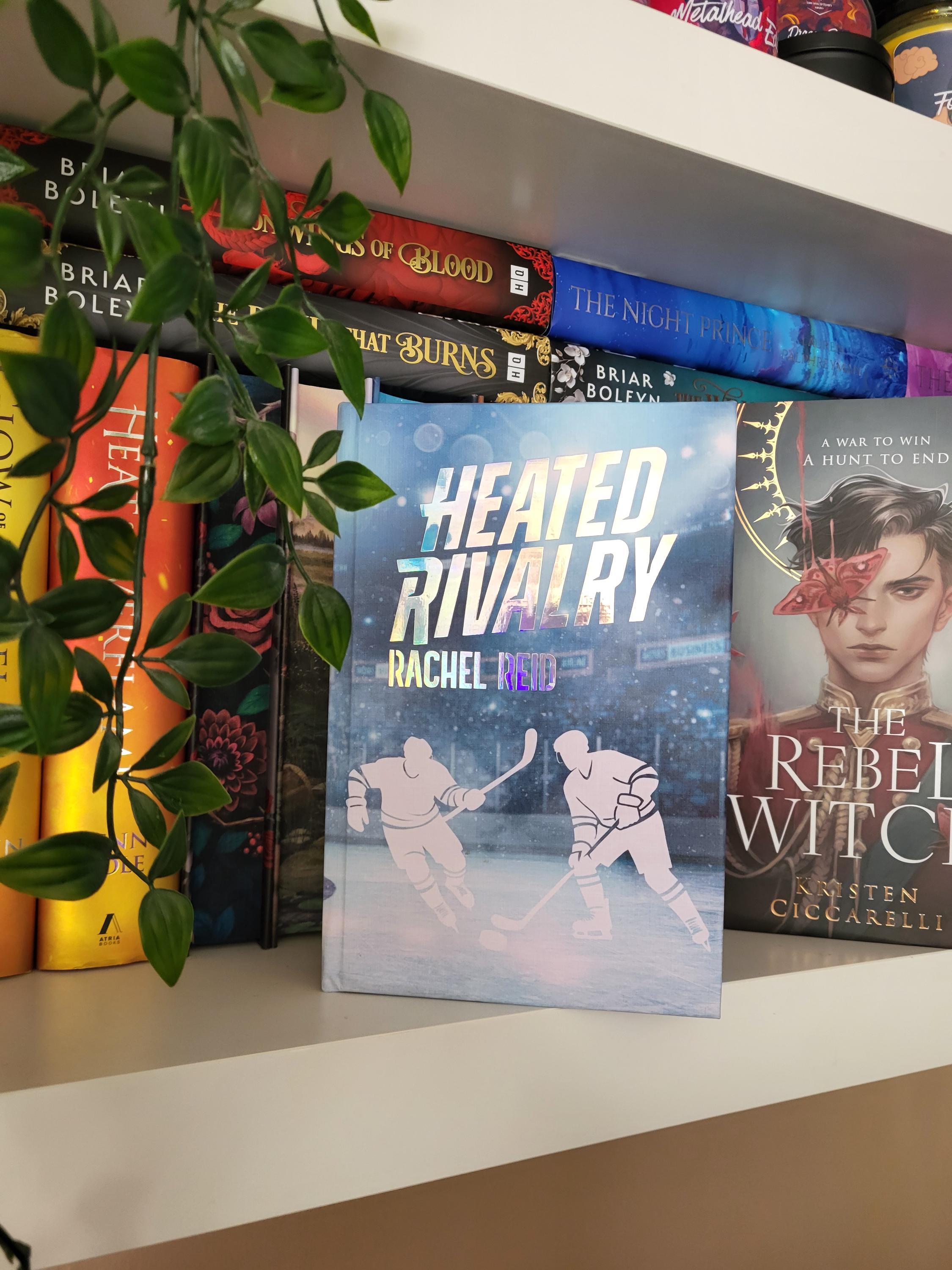Heated Rivalry Sprayed Edges Heated Rivalry by Rachel Reid Book Rebind With Sprayed Edges Option - Etsy