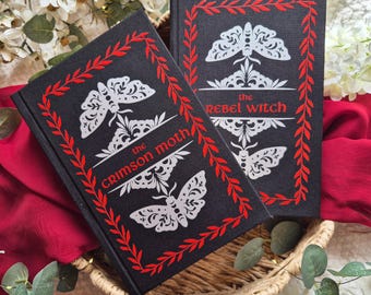 The Crimson Moth and The Rebel Witch by Kristen Ciccarelli Book Set Rebind