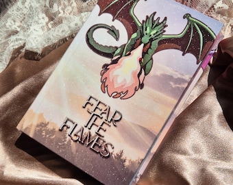 Fear The Flames by Olivia Rose Darling Book Rebind With Painted Edges Option