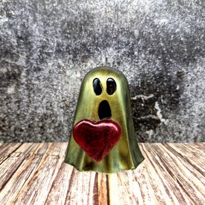 Adopt a Ghost -  Ghost | Collectable Ornamental Figurine, Chameleon Heart Ghost. Unique Paranormal Gift. Mystical Cornwall Collectible
