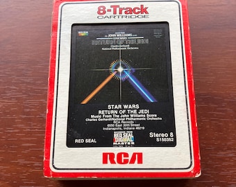 Star Wars Return Of The Jedi 8 Track Cartridge (Rare) 1983 RCA Red Seal Club Edition (Untested).
