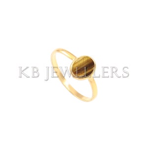Natural Tiger Eye Ring, Solid 14k Gold Women Ring, Handmade Ring, Dainty Ring, Minimalist Ring, Statement Ring, Boho Ring, Gift For Her