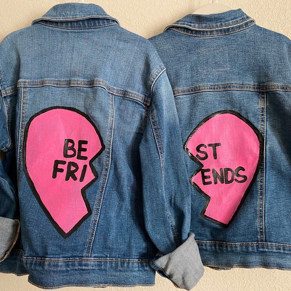 Best Friends Jackets Etsy