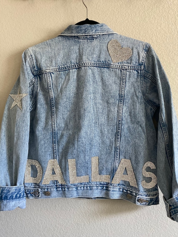 NFL Dallas Cowboys Denim Jacket - Etsy