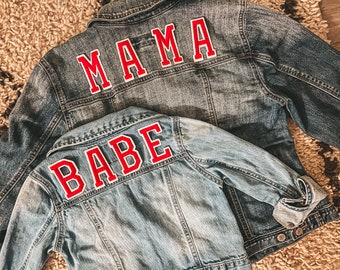 mom and dad jean jackets