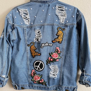 Custom Tiger Denim Jacket