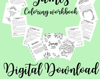 Download James Bible Coloring Etsy