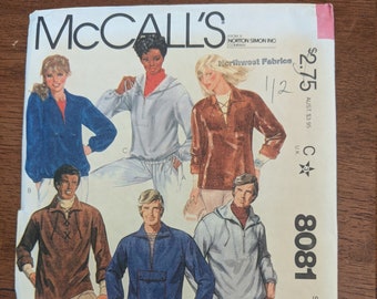 Simplicity Sewing Pattern 8088 Misses' Men's & Teens