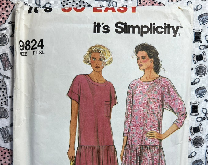 Simplicity Sewing Pattern 9824 Multi Size Pattern Dress Five Sizes in ...