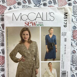 McCall&#39;s Sewing Pattern M5179 Misses&#39; Dresses Size 8-14 FF UNCUT
