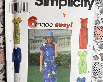 Simplicity Sewing Pattern 9824 Multi Size Pattern Dress Five Sizes in ...