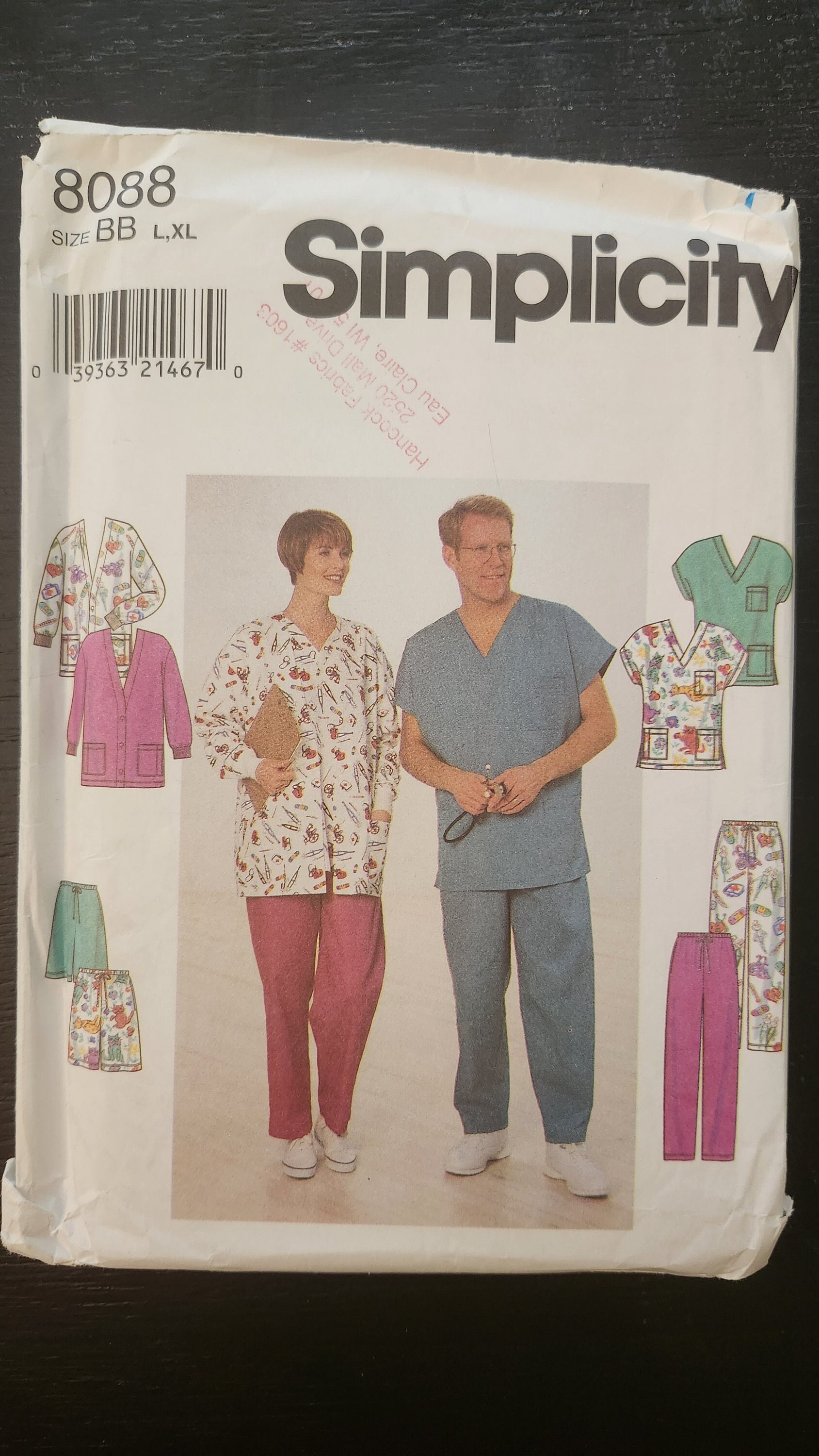 Amazon.com: Simplicity Pattern 8088 Misses', Men's and Teens