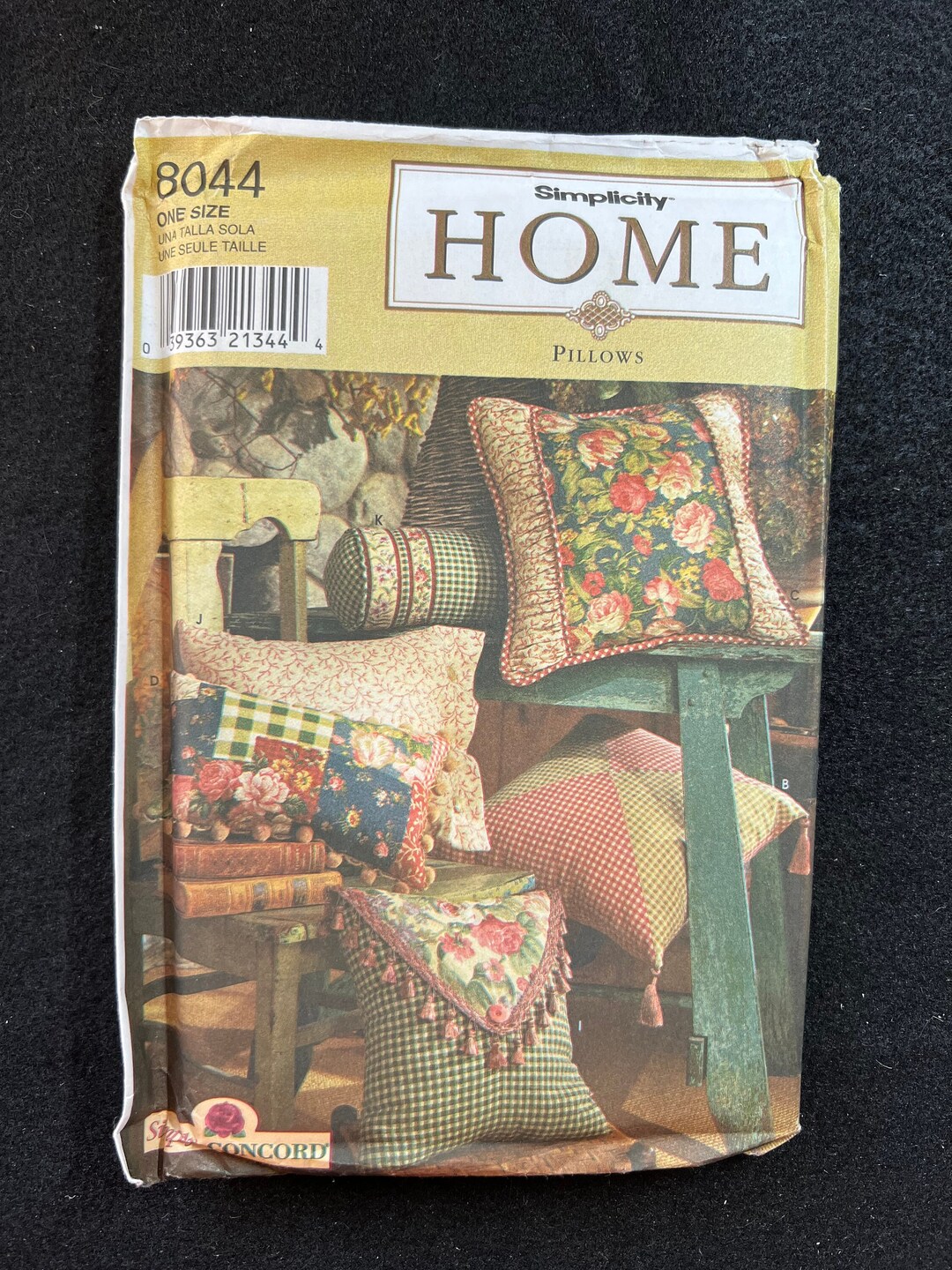 Simplicity Home Sewing Pattern 8044 Pillows in Twelves Styles Etsy