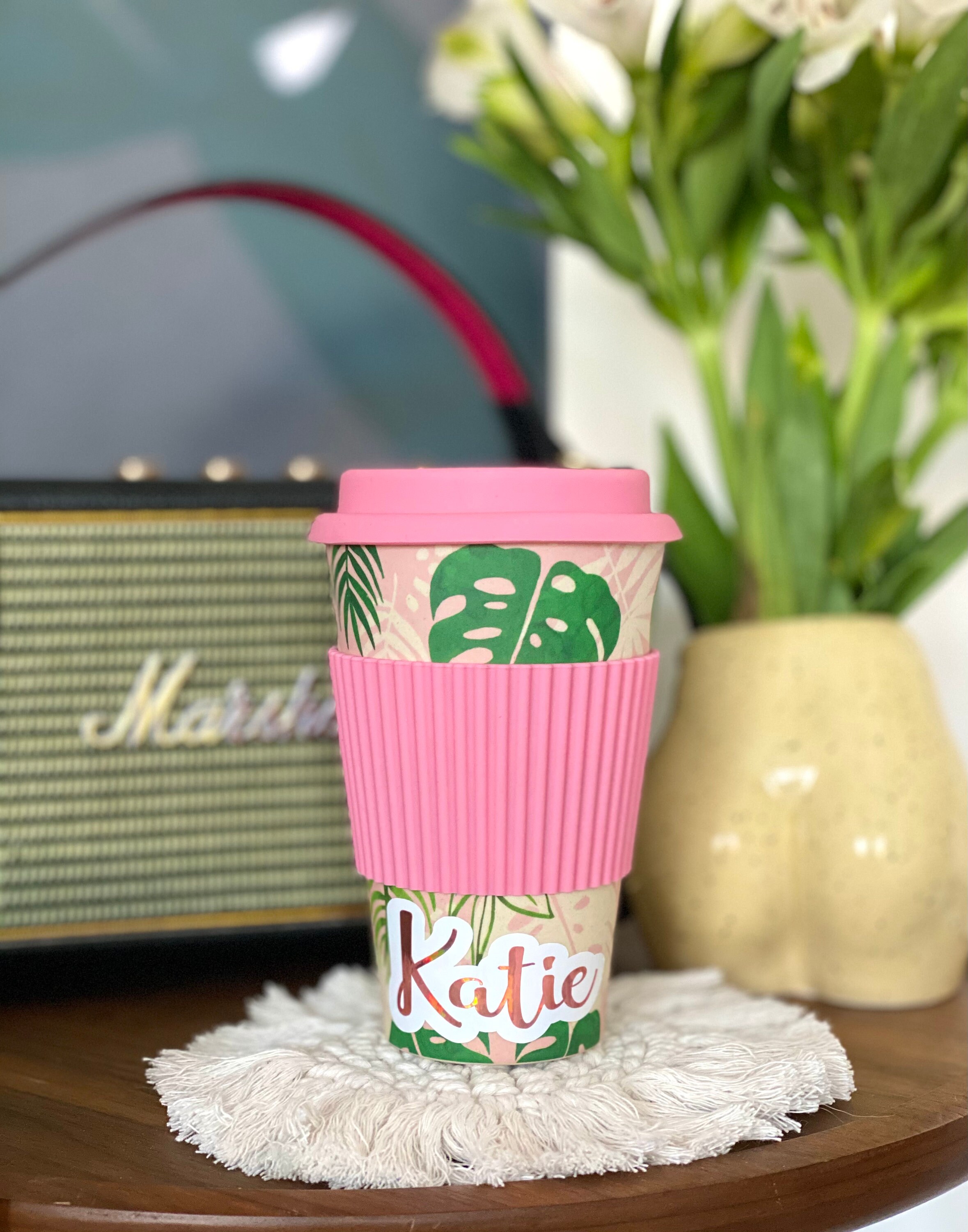 Personalised reusable travel hot drinks cup Etsy