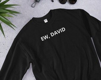Ew David Sweatshirt - Etsy UK