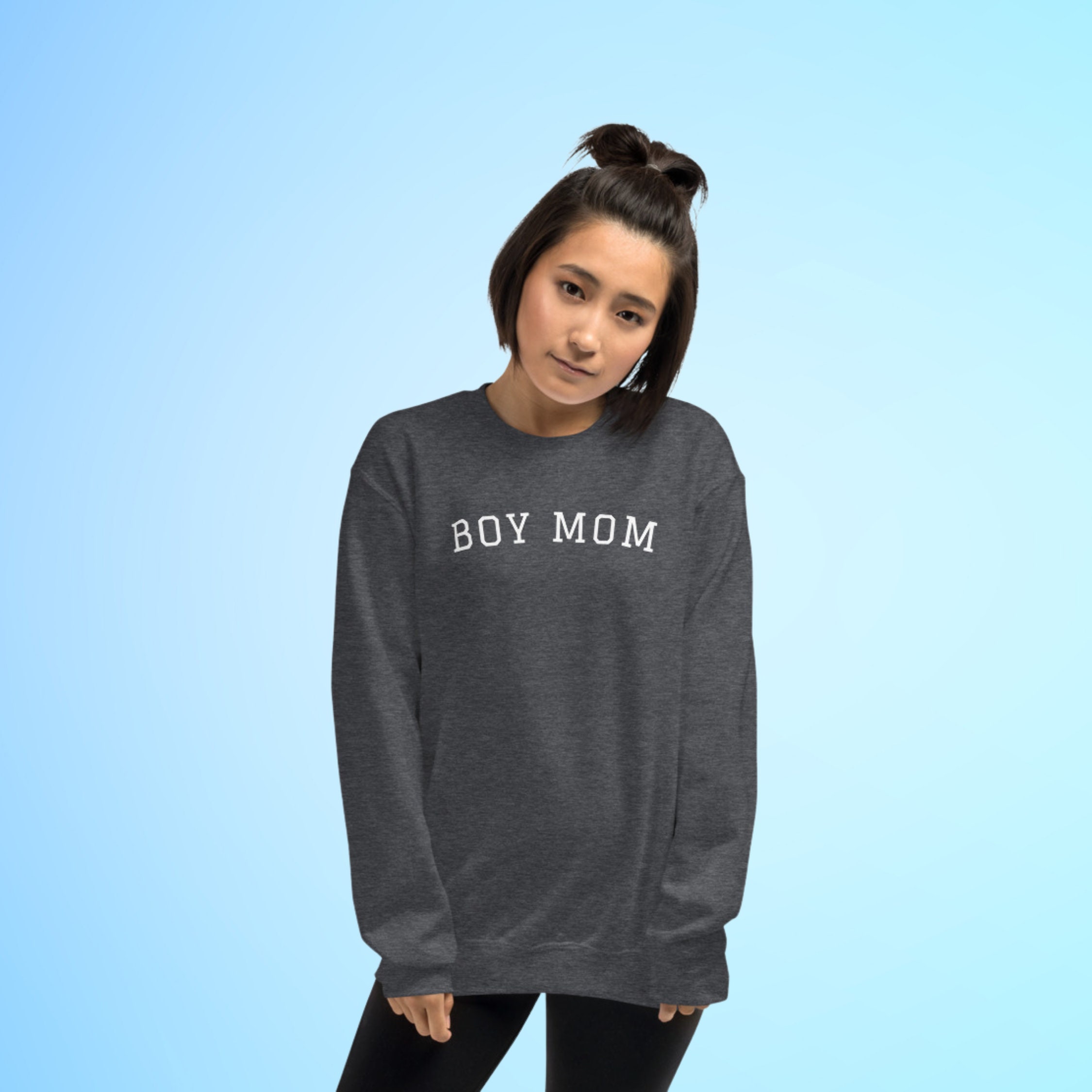 Boy Mom Sweatshirt Boy Mom Sweater New Mom Mom Life Mama Etsy
