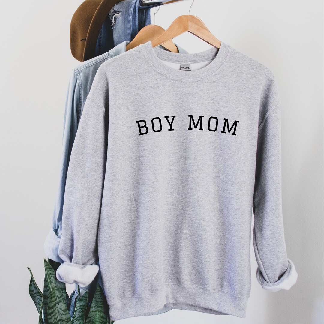 Boy Mom Sweatshirt Boy Mama Sweater New Mom Mom Life Mama Etsy