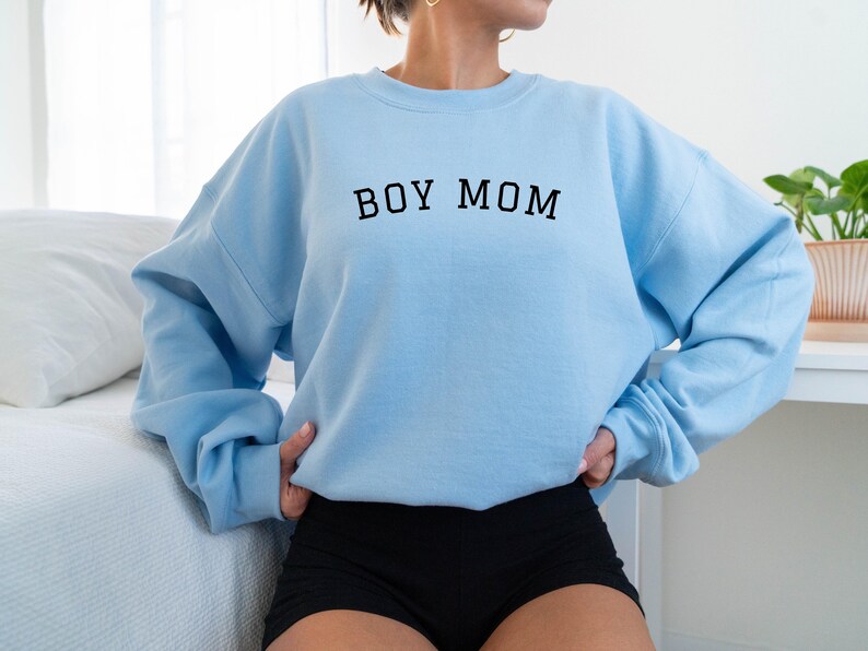 Boy Mom Sweatshirt Boy Mama Sweater New Mom Mom Life Mama Etsy
