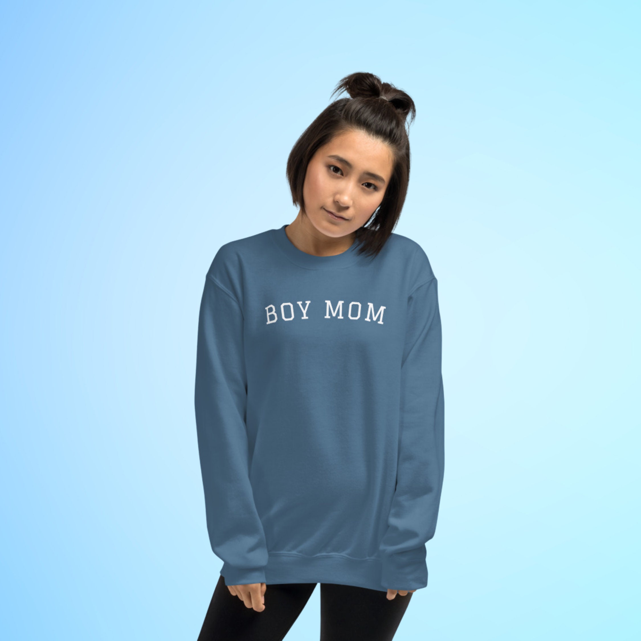 Boy Mom Sweatshirt Boy Mom Sweater New Mom Mom Life Mama Etsy