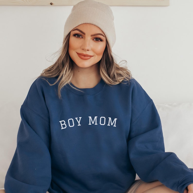 Boy Mom Sweatshirt Boy Mama Sweater New Mom Mom Life Mama Etsy