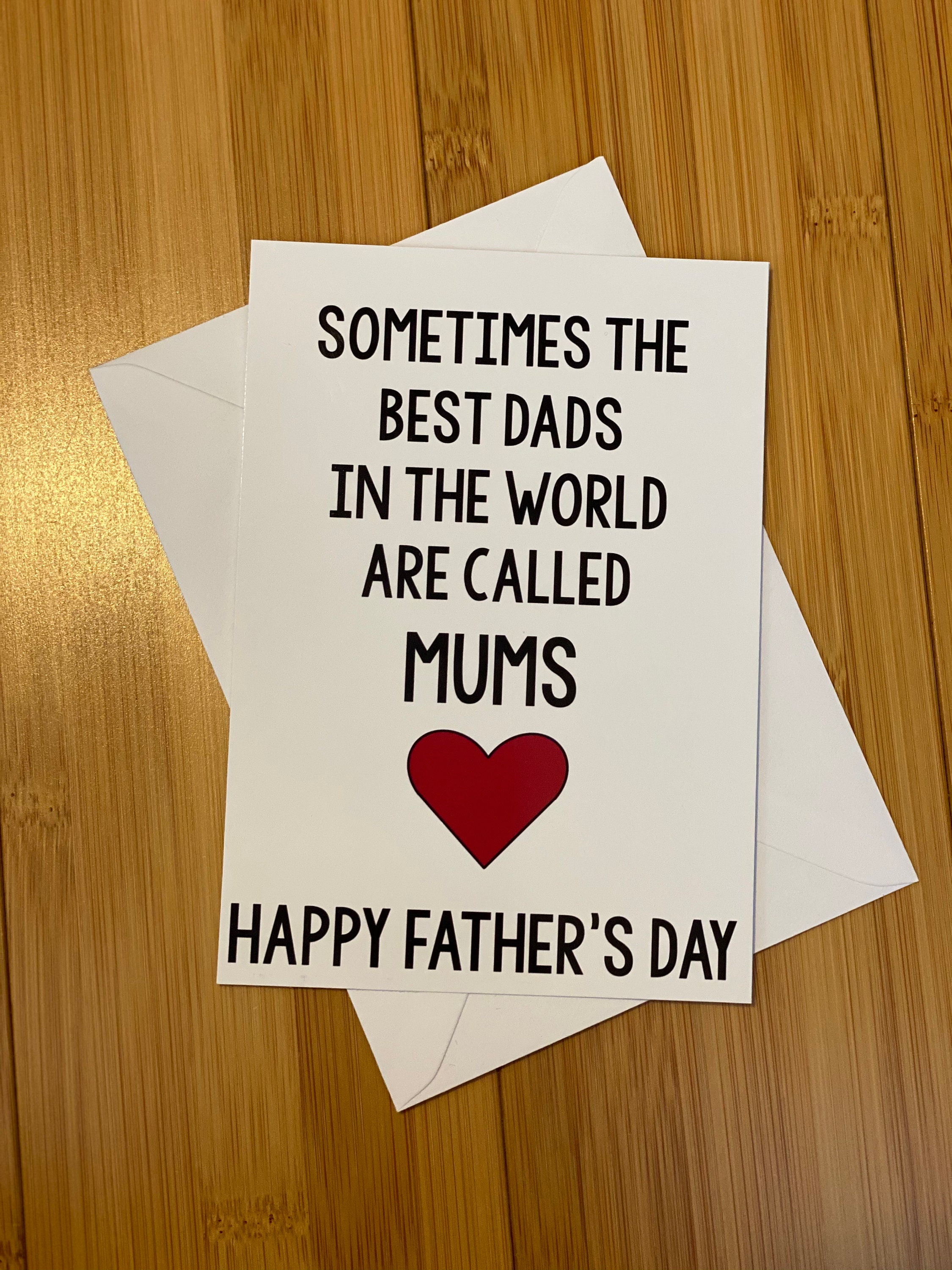 Happy Fathers Day Mum Etsy