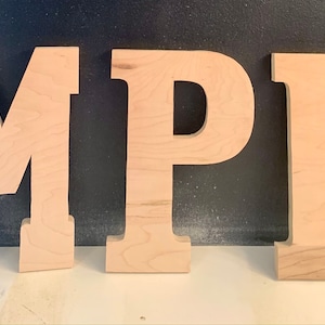 14” Wooden Letters & Letters