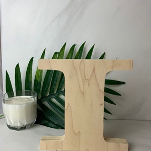 Unfinished Wooden Greek Letter &quot;Iota&quot;-Sorority-Fraternity-College-Crafters=Plywood-Greek Life