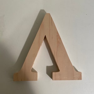 Unfinished Wooden Greek Letter "Lambda" Sorority-Fraternity-College-Crafters=Plywood-Greek Life